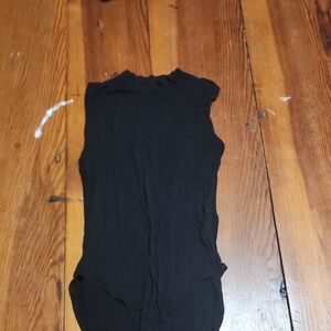 Black Sleeveless One Piece